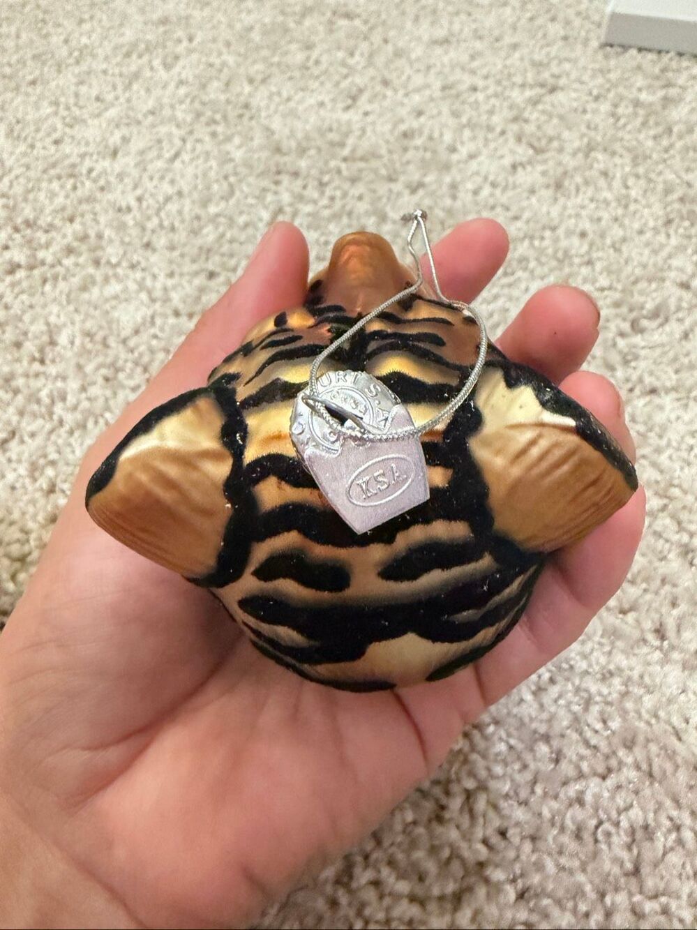 Kurt Adler Tiger Ornaments 4” - Picture 7 of 7